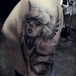 фото тату воин женщина амазонка 17.04.2019 №028 - tattoo woman warrior - tattoo-photo.ru