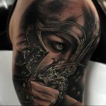 фото тату воин женщина амазонка 17.04.2019 №038 - tattoo woman warrior - tattoo-photo.ru