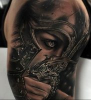 фото тату воин женщина амазонка 17.04.2019 №038 — tattoo woman warrior — tattoo-photo.ru