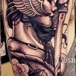фото тату воин женщина амазонка 17.04.2019 №040 - tattoo woman warrior - tattoo-photo.ru