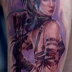 фото тату воин женщина амазонка 17.04.2019 №048 - tattoo woman warrior - tattoo-photo.ru