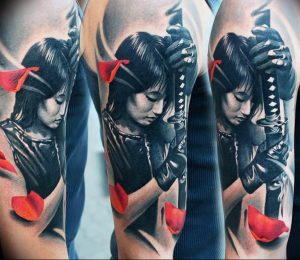фото тату воин женщина амазонка 17.04.2019 №060 - tattoo woman warrior - tattoo-photo.ru