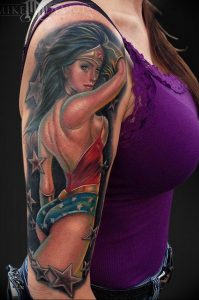 фото тату воин женщина амазонка 17.04.2019 №064 - tattoo woman warrior - tattoo-photo.ru