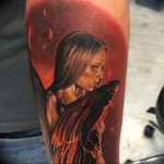фото тату воин женщина амазонка 17.04.2019 №069 - tattoo woman warrior - tattoo-photo.ru