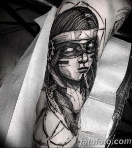 фото тату воин женщина амазонка 17.04.2019 №079 - tattoo woman warrior - tattoo-photo.ru