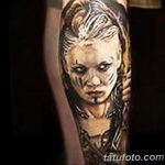 фото тату воин женщина амазонка 17.04.2019 №081 - tattoo woman warrior - tattoo-photo.ru