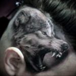 фото тату волчий оскал 01.05.2019 №059 - wolf grin tattoo - tattoo-photo.ru