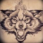 фото тату волчий оскал 01.05.2019 №101 - wolf grin tattoo - tattoo-photo.ru