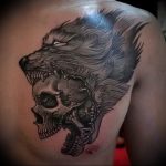 фото тату волчий оскал 01.05.2019 №111 - wolf grin tattoo - tattoo-photo.ru