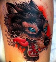 фото тату волчий оскал 01.05.2019 №131 — wolf grin tattoo — tattoo-photo.ru