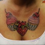 фото тату клубника 10.04.2019 №134 - strawberry tattoo - tattoo-photo.ru