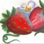 фото тату клубника 10.04.2019 №252 - strawberry tattoo - tattoo-photo.ru