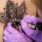 фото тату кувшинка 30.04.2019 №001 - tattoo waterlily - tattoo-photo.ru