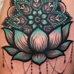 фото тату кувшинка 30.04.2019 №008 - tattoo waterlily - tattoo-photo.ru