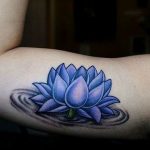 фото тату кувшинка 30.04.2019 №042 - tattoo waterlily - tattoo-photo.ru