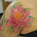 фото тату кувшинка 30.04.2019 №047 - tattoo waterlily - tattoo-photo.ru