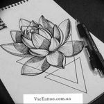 фото тату кувшинка 30.04.2019 №093 - tattoo waterlily - tattoo-photo.ru