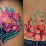 фото тату кувшинка 30.04.2019 №105 - tattoo waterlily - tattoo-photo.ru