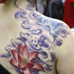 фото тату кувшинка 30.04.2019 №121 - tattoo waterlily - tattoo-photo.ru