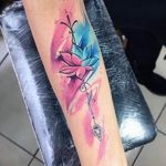 фото тату кувшинка 30.04.2019 №128 - tattoo waterlily - tattoo-photo.ru