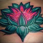 фото тату кувшинка 30.04.2019 №130 - tattoo waterlily - tattoo-photo.ru