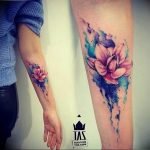 фото тату кувшинка 30.04.2019 №134 - tattoo waterlily - tattoo-photo.ru