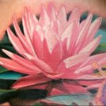 фото тату кувшинка 30.04.2019 №162 - tattoo waterlily - tattoo-photo.ru