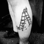 фото тату лестница 15.04.2019 №009 - tattoo ladder - tattoo-photo.ru