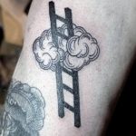 фото тату лестница 15.04.2019 №019 - tattoo ladder - tattoo-photo.ru