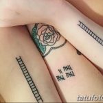 фото тату лестница 15.04.2019 №028 - tattoo ladder - tattoo-photo.ru