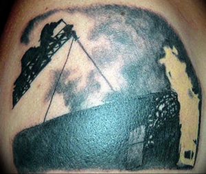 фото тату лестница 15.04.2019 №043 - tattoo ladder - tattoo-photo.ru