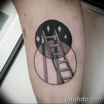 фото тату лестница 15.04.2019 №055 - tattoo ladder - tattoo-photo.ru