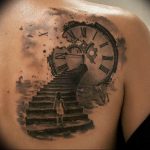 фото тату лестница 15.04.2019 №068 - tattoo ladder - tattoo-photo.ru