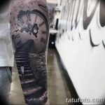 фото тату лестница 15.04.2019 №097 - tattoo ladder - tattoo-photo.ru