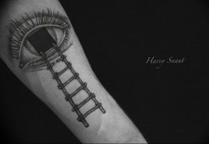 фото тату лестница 15.04.2019 №106 - tattoo ladder - tattoo-photo.ru