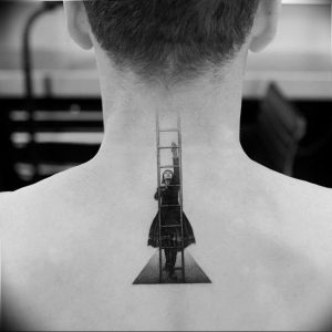 фото тату лестница 15.04.2019 №120 - tattoo ladder - tattoo-photo.ru