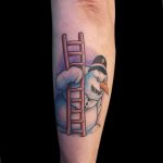 фото тату лестница 15.04.2019 №122 - tattoo ladder - tattoo-photo.ru