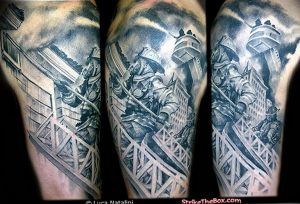 фото тату лестница 15.04.2019 №124 - tattoo ladder - tattoo-photo.ru