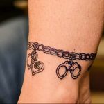 фото тату на ноге оберег 03.04.2019 №007 - leg tattoo charm - tattoo-photo.ru