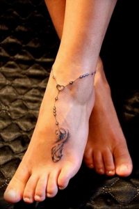 фото тату на ноге оберег 03.04.2019 №009 - leg tattoo charm - tattoo-photo.ru