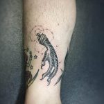 фото тату на ноге оберег 03.04.2019 №011 - leg tattoo charm - tattoo-photo.ru