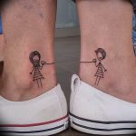 фото тату на ноге оберег 03.04.2019 №020 - leg tattoo charm - tattoo-photo.ru