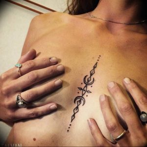 фото тату обереги на груди 03.04.2019 №009 - tattoo amulets on chest - tattoo-photo.ru