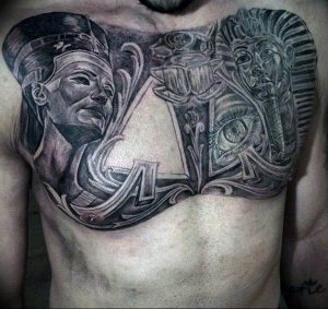 фото тату обереги на груди 03.04.2019 №013 - tattoo amulets on chest - tattoo-photo.ru