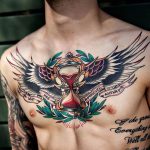 фото тату обереги на груди 03.04.2019 №017 - tattoo amulets on chest - tattoo-photo.ru