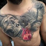 фото тату обереги на груди 03.04.2019 №018 - tattoo amulets on chest - tattoo-photo.ru