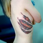 фото тату спина биомеханика 06.04.2019 №027 - tattoo back biomechanics - tattoo-photo.ru