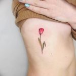 фото тату тюльпан 06.04.2019 №012 - tattoo tulip - tattoo-photo.ru