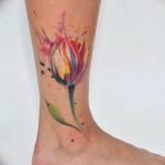 фото тату тюльпан 06.04.2019 №015 - tattoo tulip - tattoo-photo.ru