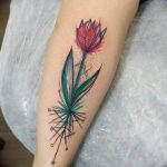 фото тату тюльпан 06.04.2019 №018 - tattoo tulip - tattoo-photo.ru